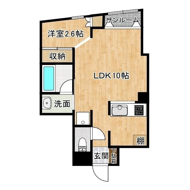 ふくや（60A） 間取り図画像