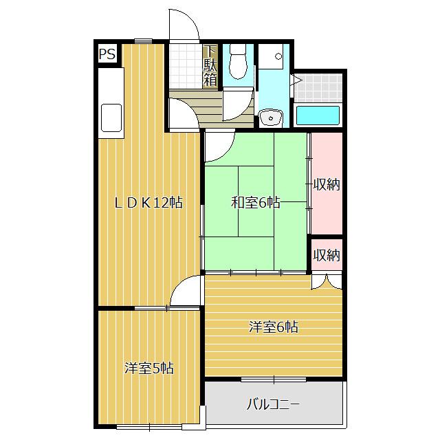 ルミエール千代田・（203） 間取り図画像