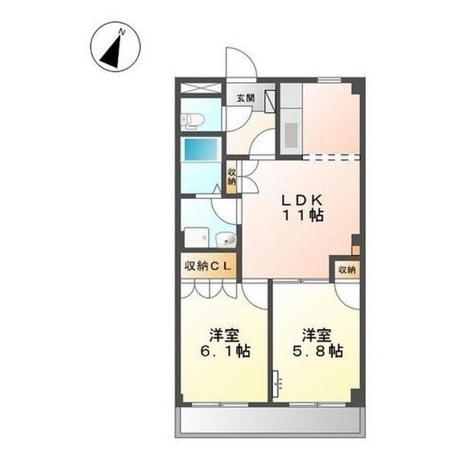 ロジュモ（ＬＯＧＥＭＥＮＴ）（202） 間取り図画像