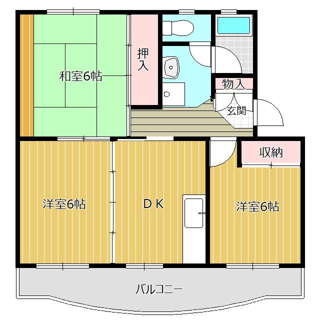 ビバレイユイ・（203） 間取り図画像
