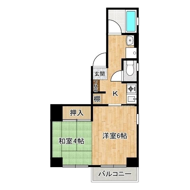 オラシオン稲川1丁目（501） 間取り図画像