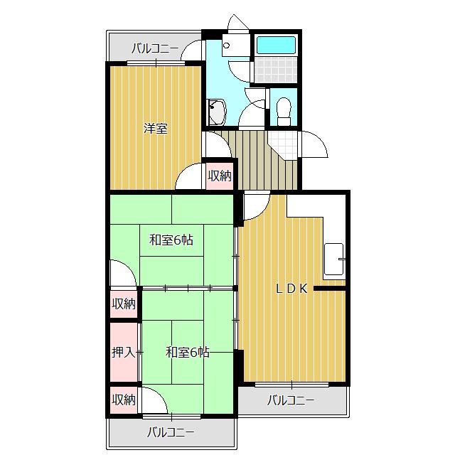 レジデンスSATO・（201） 間取り図画像