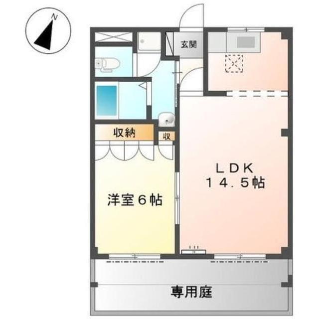 ヴィヴァーチェ（101） 間取り図画像