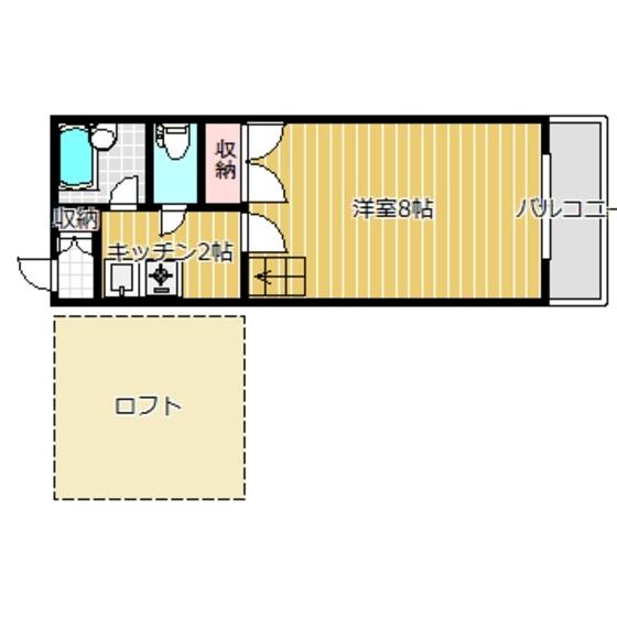 アントーレ敷地（206） 間取り図画像