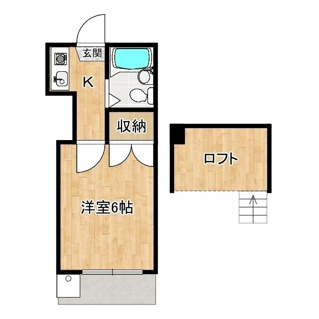 レインボー七ツ新屋・（103） 間取り図画像