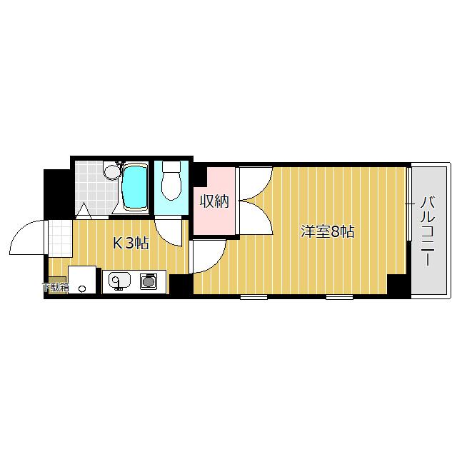 フレクション新清水・（305） 間取り図画像