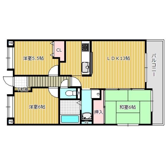 メゾンオーキッド 間取り図画像