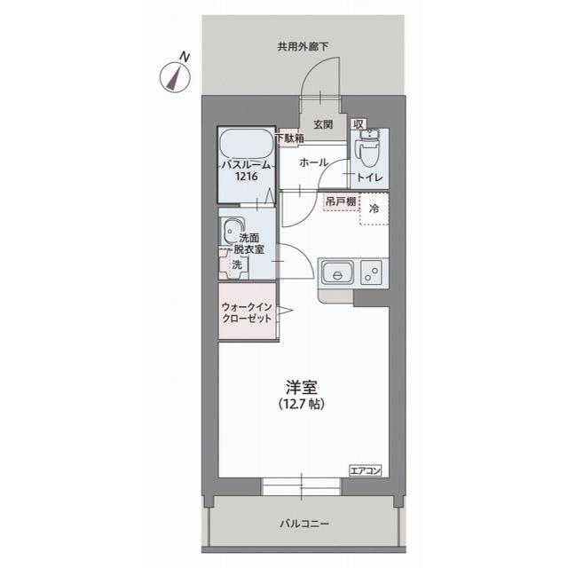 コリーヌ デュ リオン（202） 間取り図画像