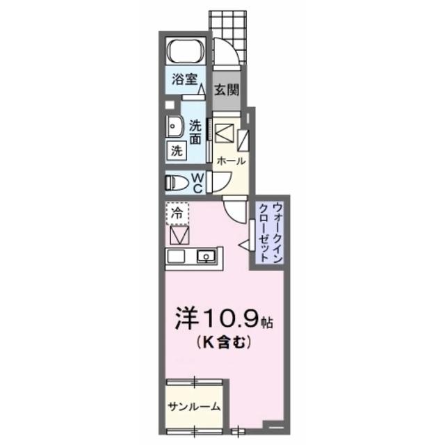 サニーコート小鹿（105） 間取り図画像