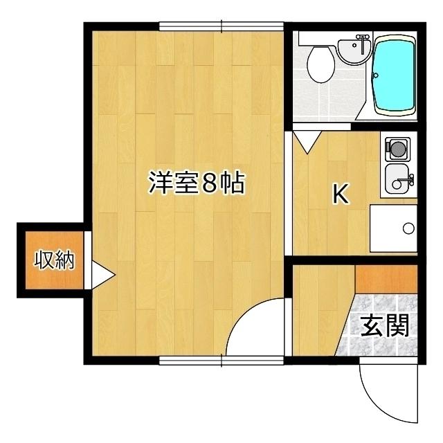 コーポ前田 間取り図画像