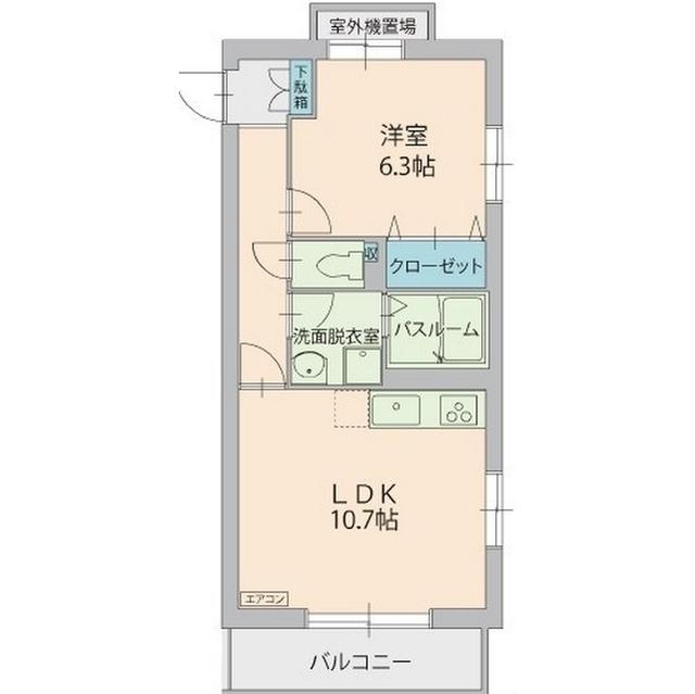 プレリュード（401） 間取り図画像