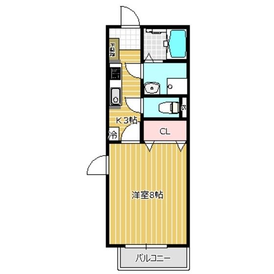 エミネンス水落（205） 間取り図画像