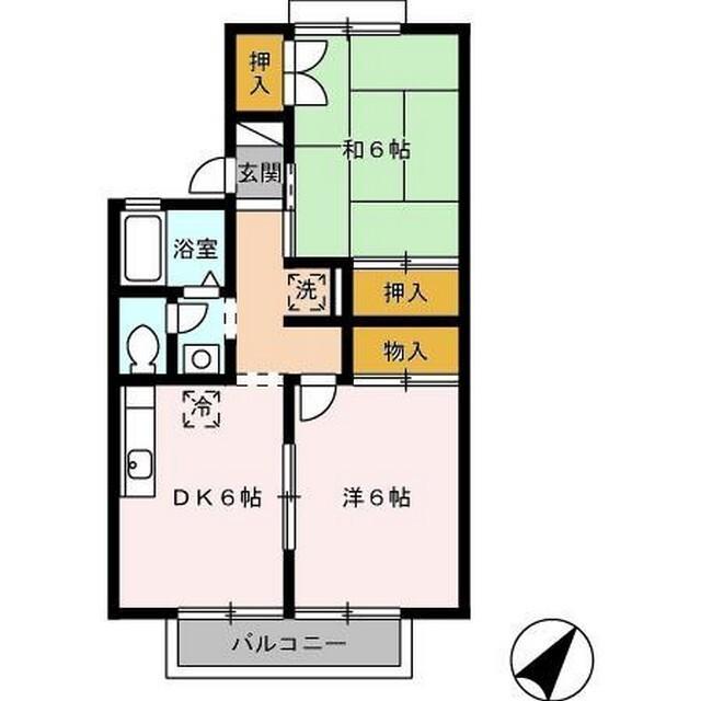 セジュール鈴和（102） 間取り図画像