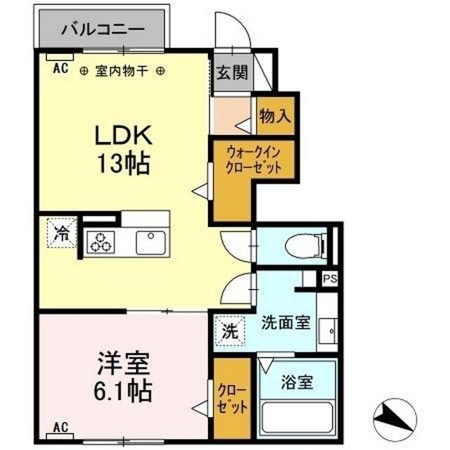 レナシード（101） 間取り図画像