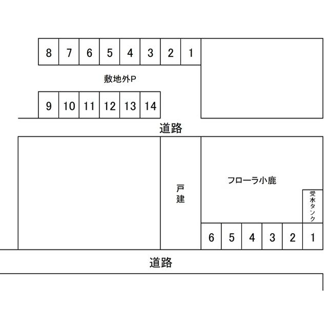 フローラ小鹿（202） 物件画像