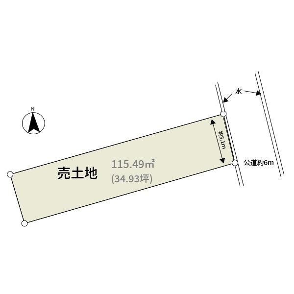 清水区三光町　土地 区画図