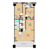ヴェル・エコール愛宕（207） 間取り図画像