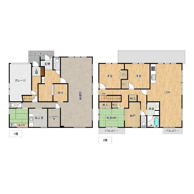 葵区羽鳥３丁目　店舗付戸建 間取り図画像