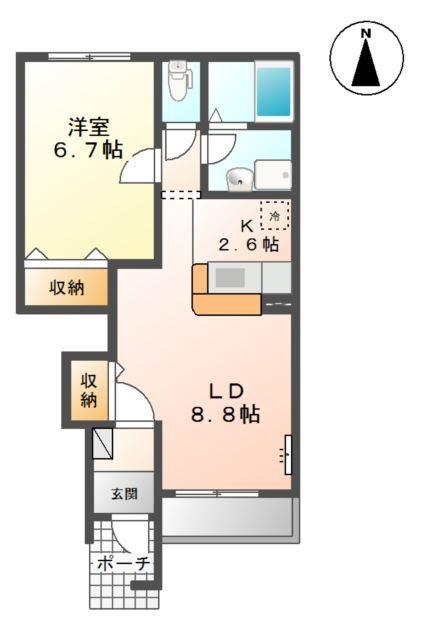 グランベルⅠ 間取り図画像