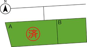 クレス九日市上町分譲地Ｂ 区画図