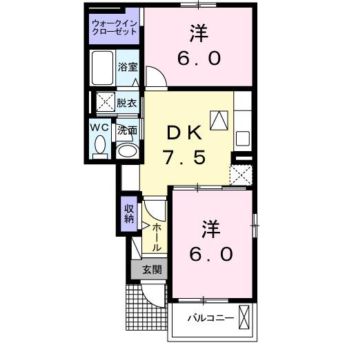 サンリットＢ（103） 間取り図画像
