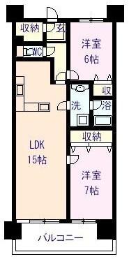 ロイヤルガーデン岡山駅前弐番館 間取り図画像