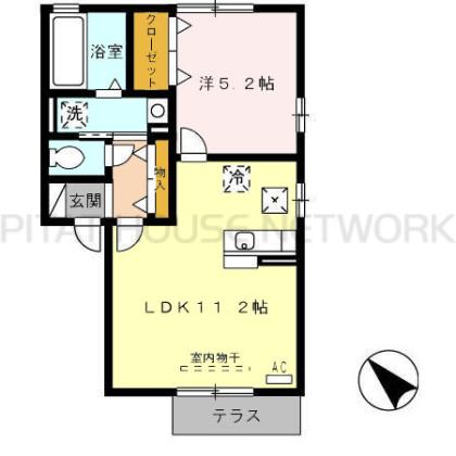 ボヌール　アンドゥロワ　D棟 間取り図写真