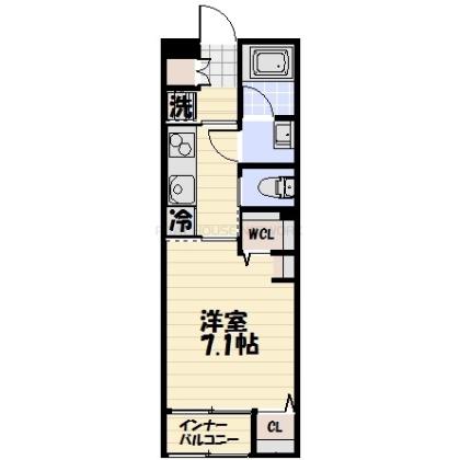 ロイヤルハウス赤間 間取り図写真