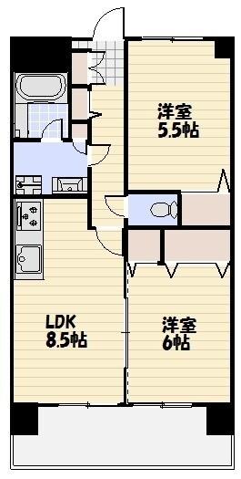 パークアベニュー自由ヶ丘 間取り図画像