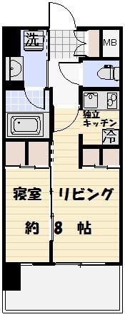 宗像市自由ヶ丘マンション 間取り図画像