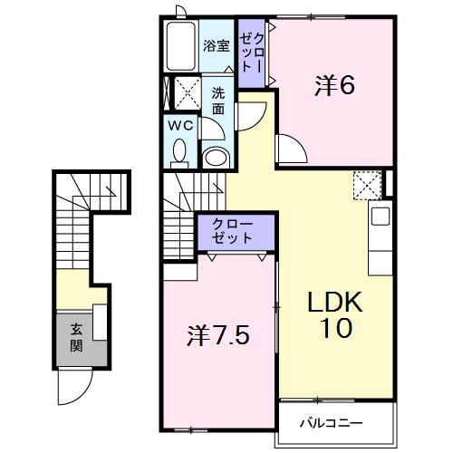 セイバリープレイスＡ（202） 間取り図画像