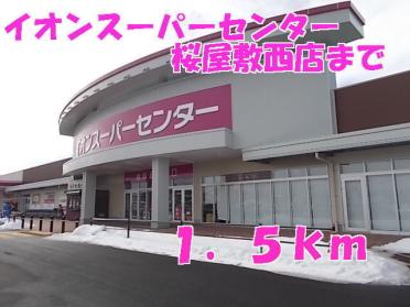 イオンスーパーセンター：1500m