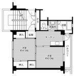 奥州市江刺岩谷堂マンション 間取り図画像
