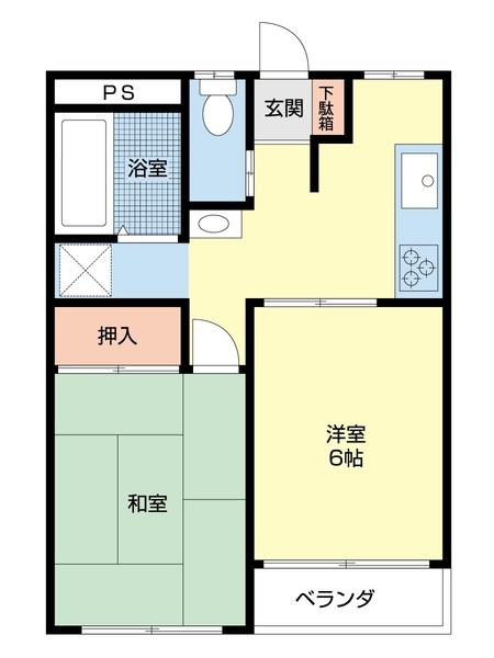 コーポすかいらーく（303） 間取り図画像