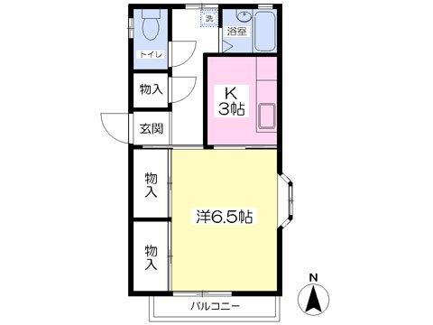 ファミール水沢（205） 間取り図画像