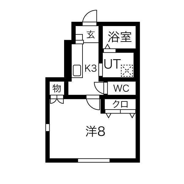 グランドパレス御所橋II（110） 間取り図画像