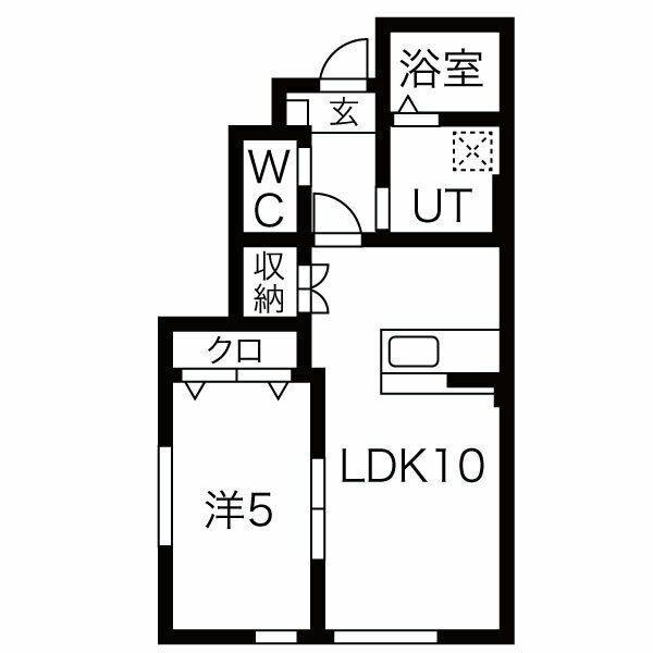grand parece男石A（106） 間取り図画像