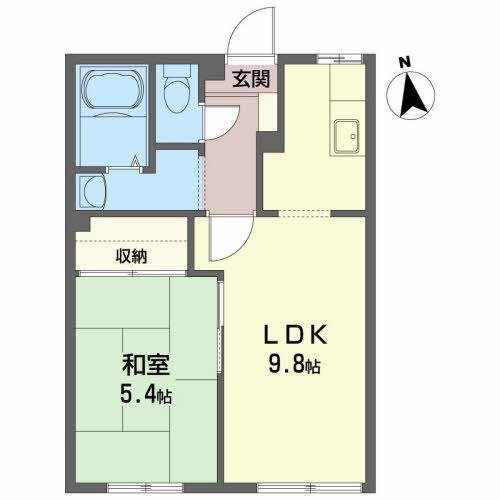オペラハウス E（102） 間取り図画像