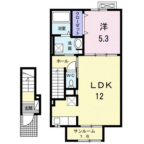 スターライトＧ（202） 間取り図画像