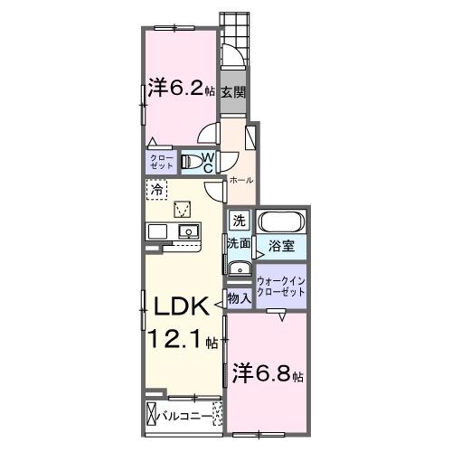 ルートフォーサイド（105） 間取り図画像