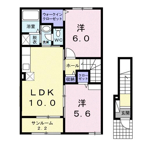 アスコット（203） 間取り図画像
