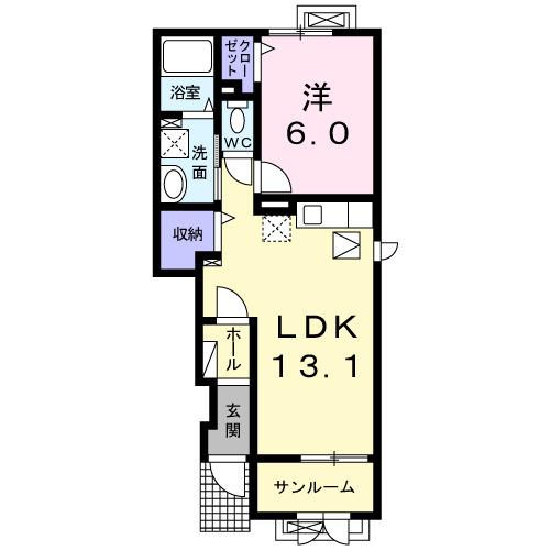 セレーノＤ（103） 間取り図画像