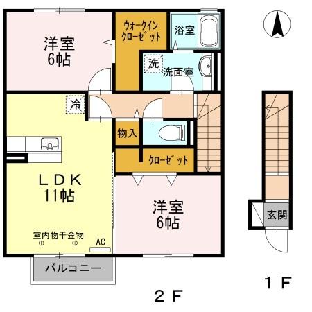 カモミール台町（202） 間取り図画像
