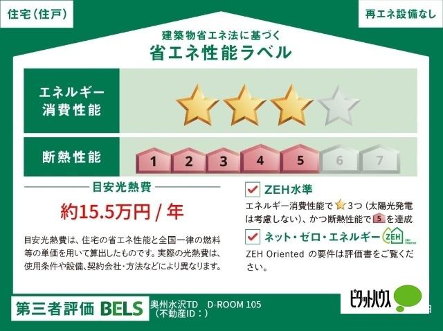 Ｌａ Ｅｔｅｒｎｏ（105） 省エネ性能表示ラベル