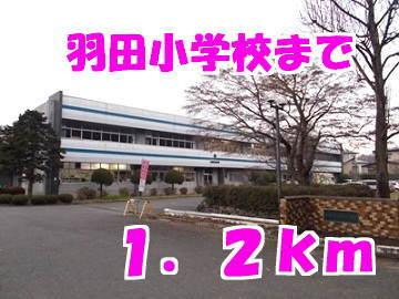 羽田小学校：1200m
