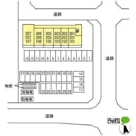 Ｄ−ｒｏｏｍ姉体Ⅱ（105） 駐車場