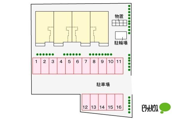 リバーサイドプラスワン（102） 駐車場
