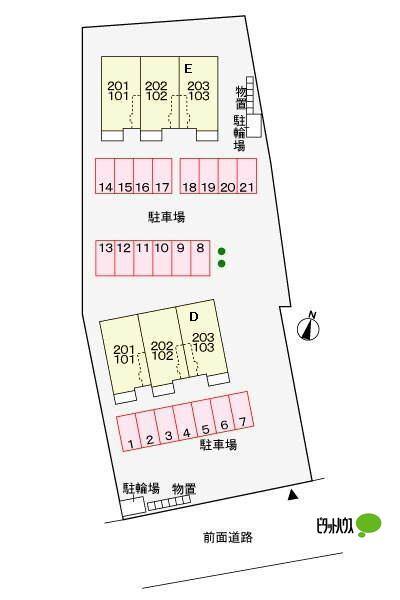 セレーノＤ（103） 駐車場
