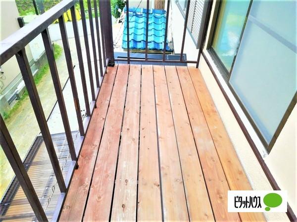 川西市下加茂テラスハウス（1） バルコニー
