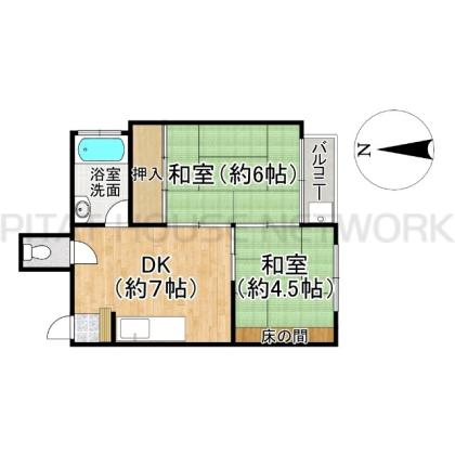  間取り図写真